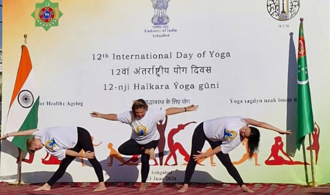 12th International Day of India in Ashgabat (21 June 2026).