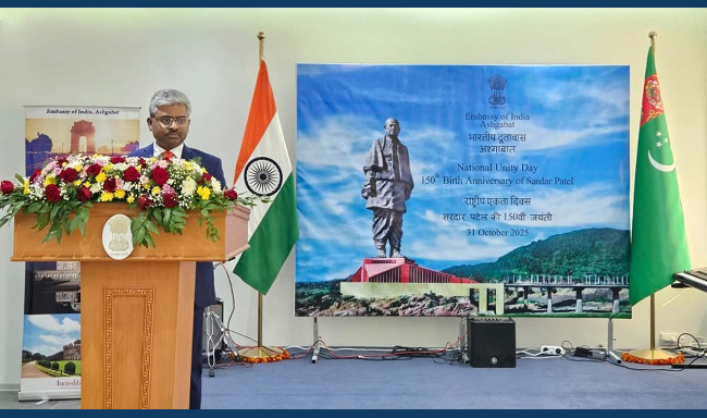 Embassy celebrated National Unity Day and the 150th birth anniversary of Sardar Patel (31 Oct 2025)