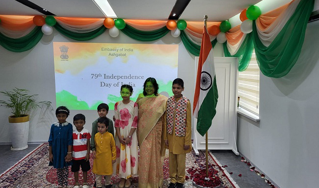 Embassy celebrated 79th Independence Day of India.