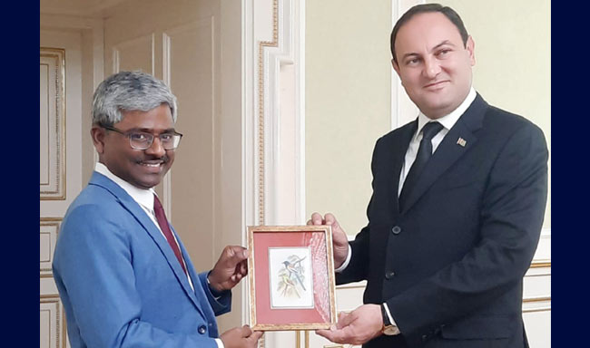 Ambassador called on the Hakim (Mayor) of Ashgabat H.E. Mr. Rahym Gandymov (01 December 2025)